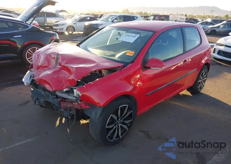 2007 Volkswagen Rabbit 2-Door z USA, uszkodzony, nr VIN WVWBR71KX7W077683